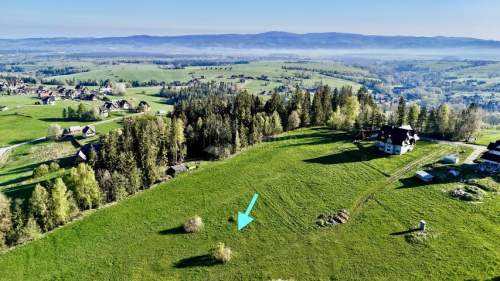 WIDOKOWA DZIAŁKA LEŚNICA 1437 M2, WYDANE WZ