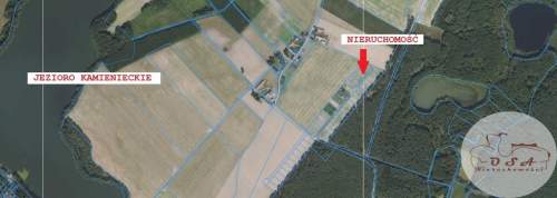 Działka rekreacyjna z WZ 945 m2 blisko jeziora