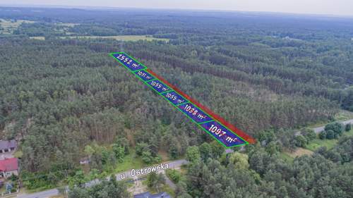 Działki budowlane Przybynów gmina Żarki