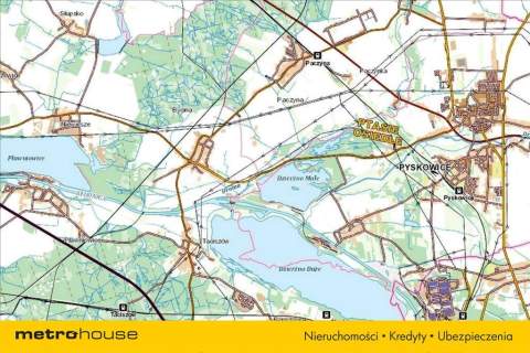 Działka budowlana 1391m2 w pobliżu jezior 