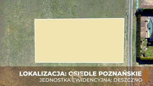 Działka budowlana na sprzedaż, 1302 m2, Osiedle Poznańskie