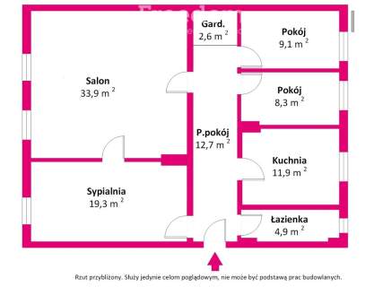 4 pokoje do własnej aranżacji