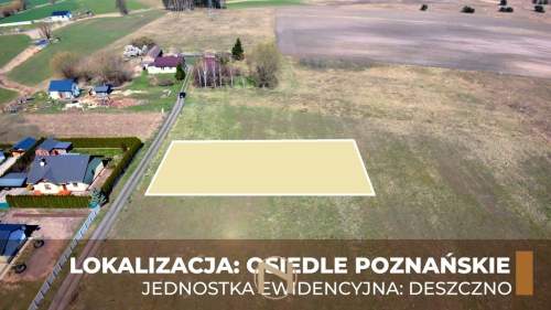 Działka budowlana na sprzedaż, 1302 m2, Osiedle Poznańskie