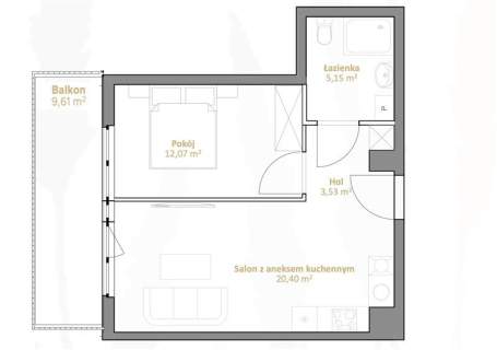 2 pokojowe Gdańsk Jasień nowe