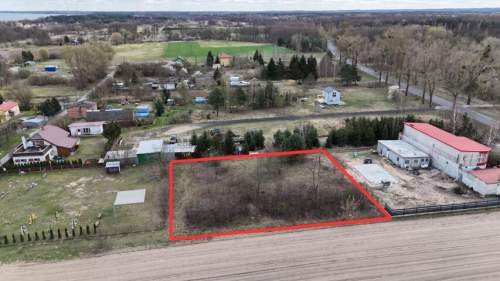 Działka budowlano-rolna 16 arów - Wistka Królewska blisko Wł