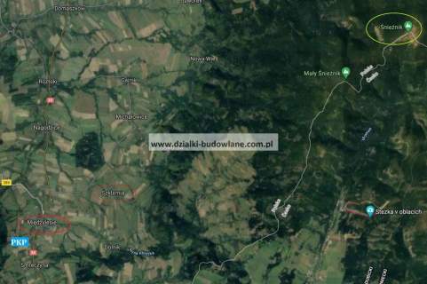 Działka budowlana pod Śnieżnikiem
