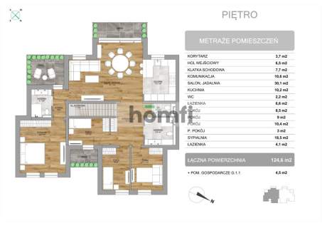 Komfortowy apartament w Ustce - 1. p., 4 sypialnie