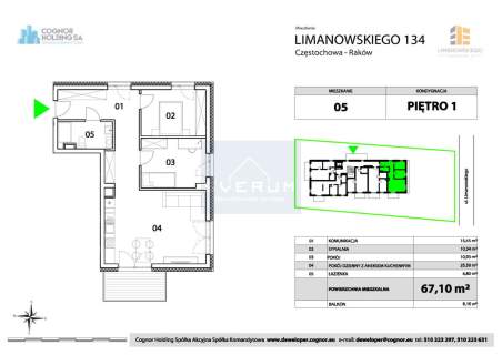Nowe M-4 z balkonem/Częstochowa/Raków