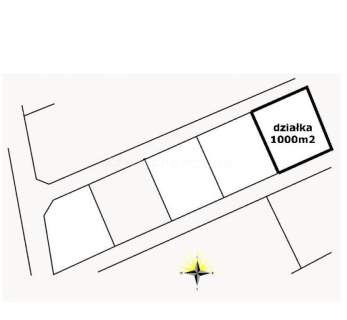 Atrakcyjna działka, 1000 m2 Grzędzice