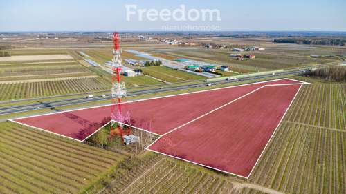 Działka usługowa przy autostradzie S7, 3,37 ha