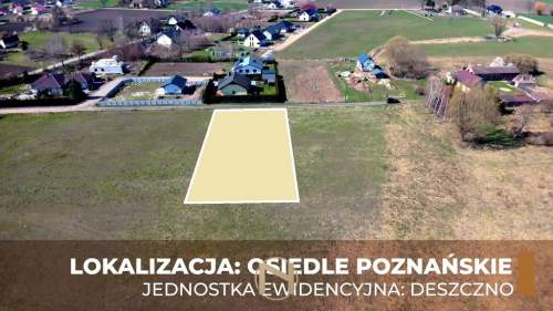 Działka budowlana na sprzedaż, 1302 m2, Osiedle Poznańskie