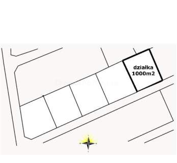Atrakcyjna działka, 1000 m2 Grzędzice
