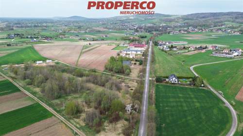 Działka 1306m2, Oblęgorek, gm. Strawczyn media 