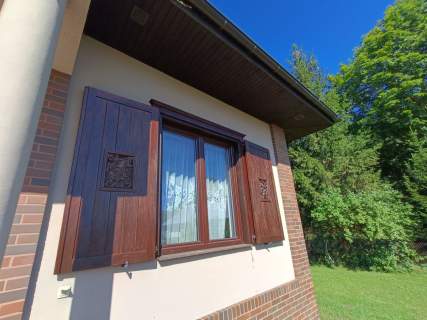 Mazury dom z lasem przy jeziorze Pilna sprzedaż 
