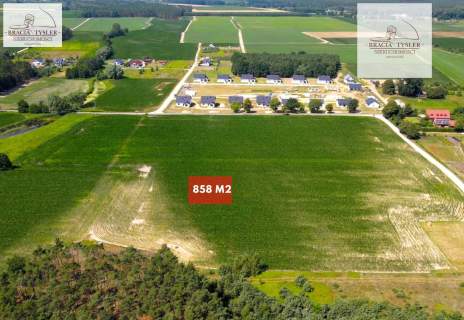 Działka 777 m przy lesie z WZ- 5 minut od Fordonu