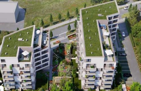 Apartament z trzema balkonami