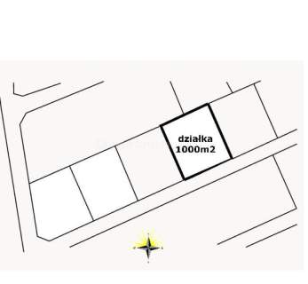 Atrakcyjna działka, 1000 m2 Grzędzice