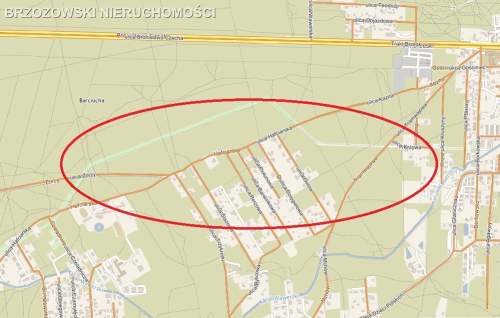 Wawer, Międzylesie, 2600 m2, MPZP, pod rezydencję