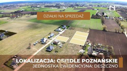 Działka budowlana na sprzedaż, 893 m2, Osiedle Poznańskie