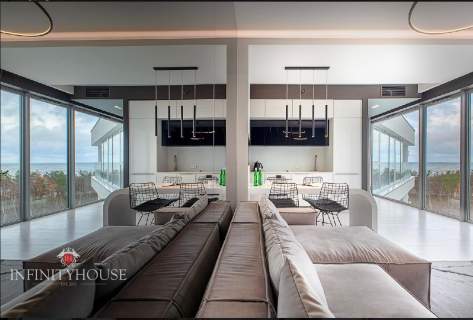 Frontowy widok na morze - Dune Resort Mielno