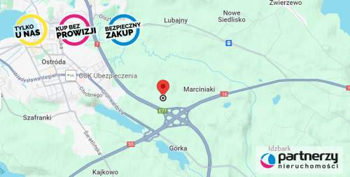 Górka Działka Węzeł S7 z S16 Pod halę, magazyn