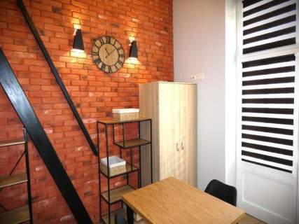 Piotrkowska 37, studio z antresolą i balkonem