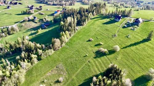 WIDOKOWA DZIAŁKA LEŚNICA 1437 M2, WYDANE WZ