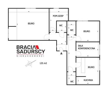 Lokal / biurowy / usługowy / 125 m2