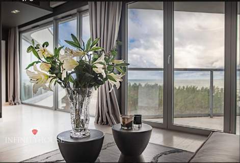 Frontowy widok na morze - Dune Resort Mielno