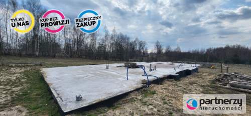 Działki z fundamentami pod budynek jednorodzinny