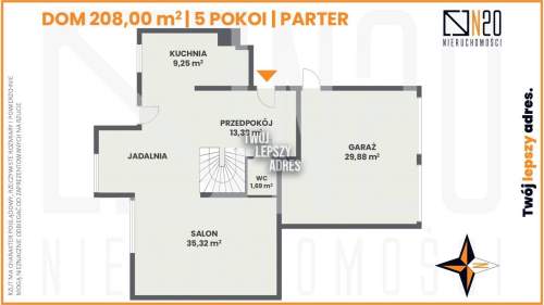 Wola Justowska - 208 m2 GARAŻ na DWA AUTA i ogród