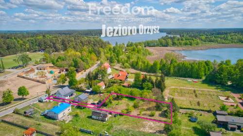 Działka nad Jeziorem Orzysz, przy plaży gminnej.