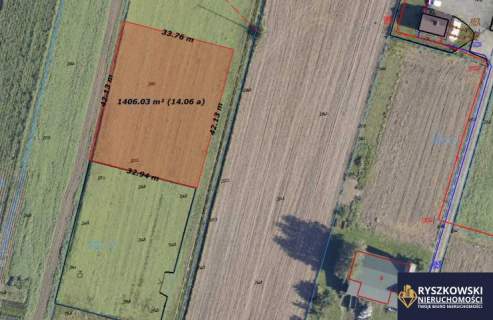 Sitaniec, Zamość, działka 1400m2 14ar