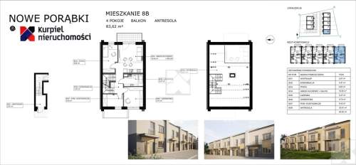 Dwupoziomowe mieszkanie blisko lasu