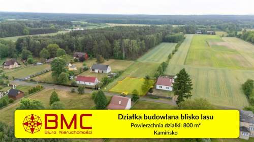 Działka budowlana Kamińsko blisko las