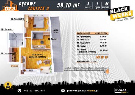 OSTATNIE mieszkania Dębowe Zacisze 3 Jarosław
