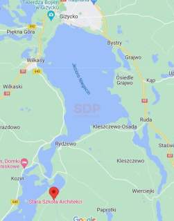 Działka nad jeziorem, Jagodno Wielkie z mediami, Giżycko, Miłków