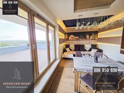 PENTHOUSE z panoramą Krakowa   3 pokoje Taras 50