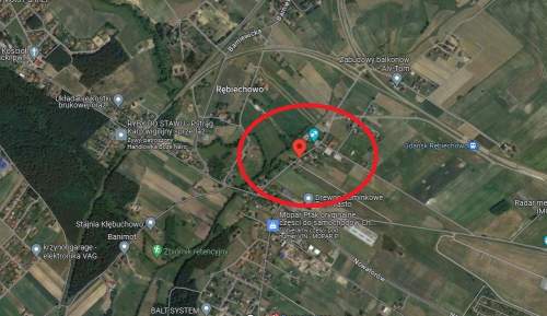 Duża działka budowlano-usługowa w Rębiechowie 