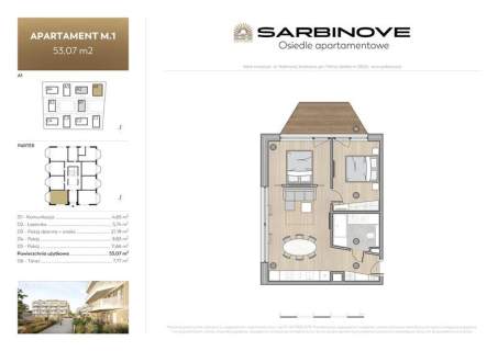 Mieszkanie - Sarbinowo Sarbinove Osiedle Apartemtn