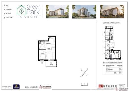GREEN PARK, mieszkania 30-90m2, Krasickiego,Dębica