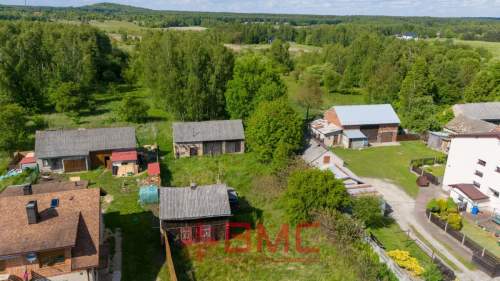 Działka 0,95ha dom stodoła Woda Prąd Długi Kąt