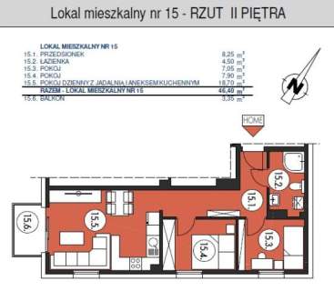Mieszkanie w Bielsku Białej, ul. Wita Stwosza