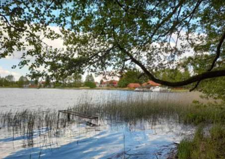 Działka nad jeziorem, Jagodno Wielkie z mediami, Giżycko, Miłków