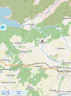 Działka siedliskowa w Zabielne 4 km od jeziora Roś Mazury