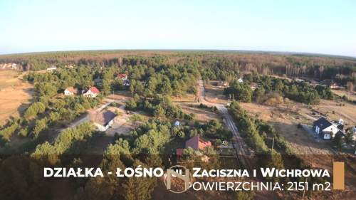 Działka budowlana na sprzedaż, 2151 m2, Łośno