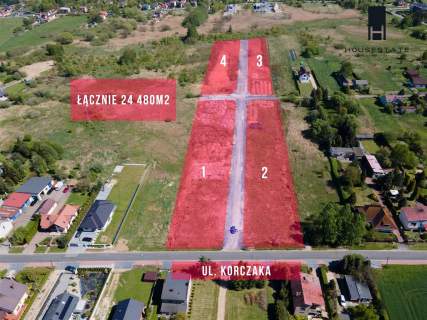 DZIAŁKA 2,5ha POD ZABUDOWĘ BLIŹNIACZĄ/SZEREGOWĄ