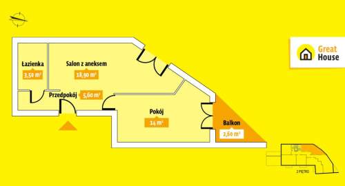2 pokoje - 40m2 - Śródmieście - 2026 r