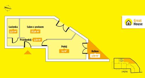 2 pokoje - 40m2 - Śródmieście - 2026 r