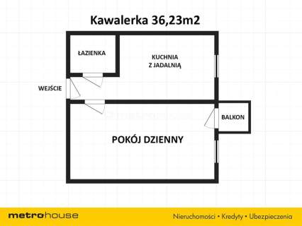 Przestronna kawalerka   gotowa do zamieszkania 